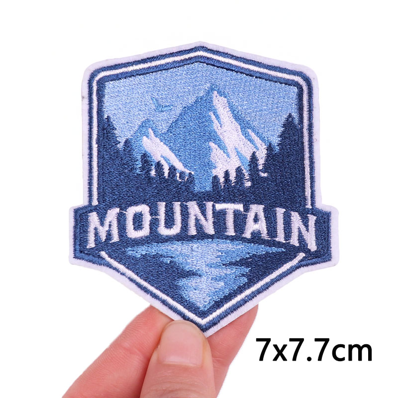 Hiking Patches For Clothing Na - Streetwear Brand Stickers ulasan dan harga