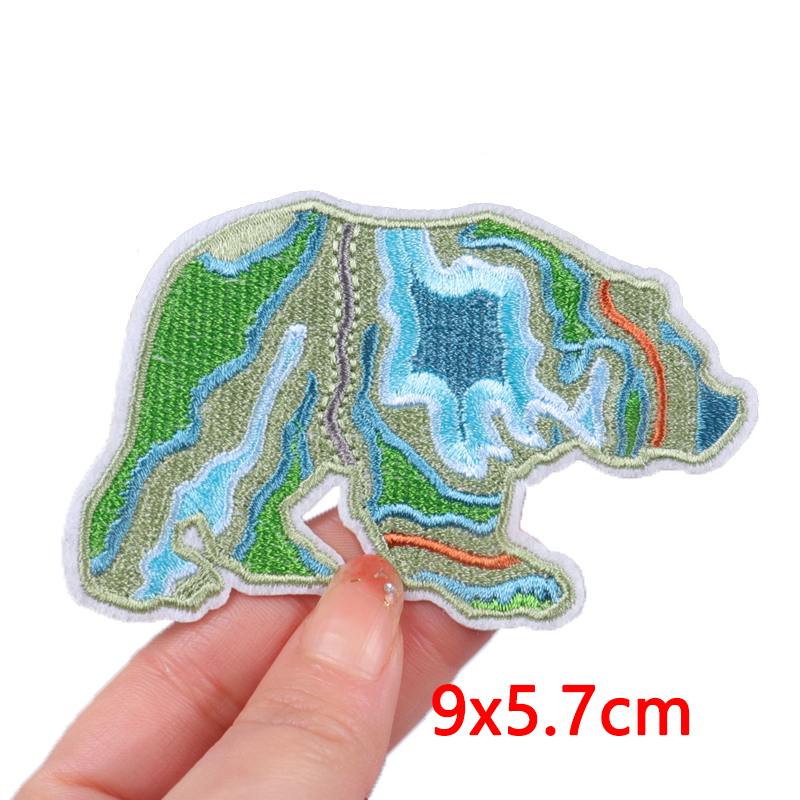 Hiking Patches For Clothing Na - Streetwear Brand Stickers ulasan dan harga