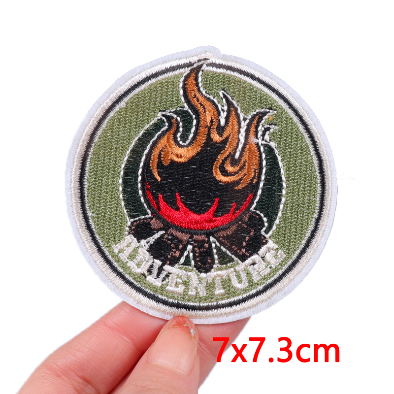 Hiking Patches For Clothing Na - Streetwear Brand Stickers ulasan dan harga