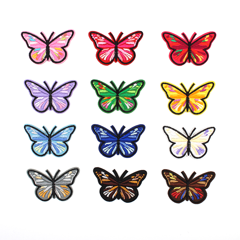 12pcs Iron On Butterfly Patche - Streetwear Brand Stickers ulasan dan harga