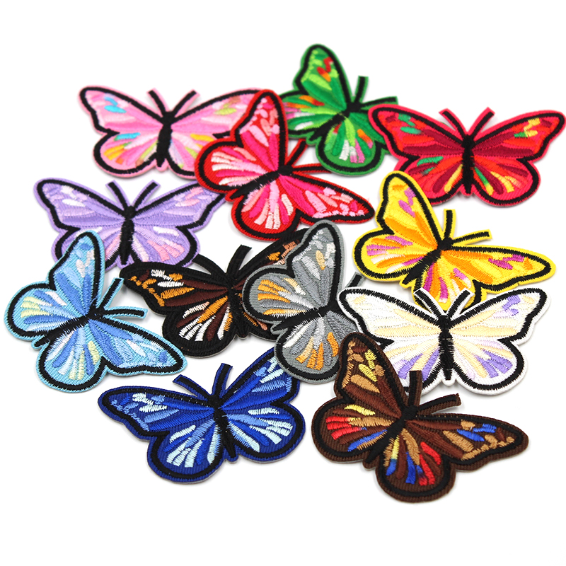 12pcs Iron On Butterfly Patche - Streetwear Brand Stickers ulasan dan harga