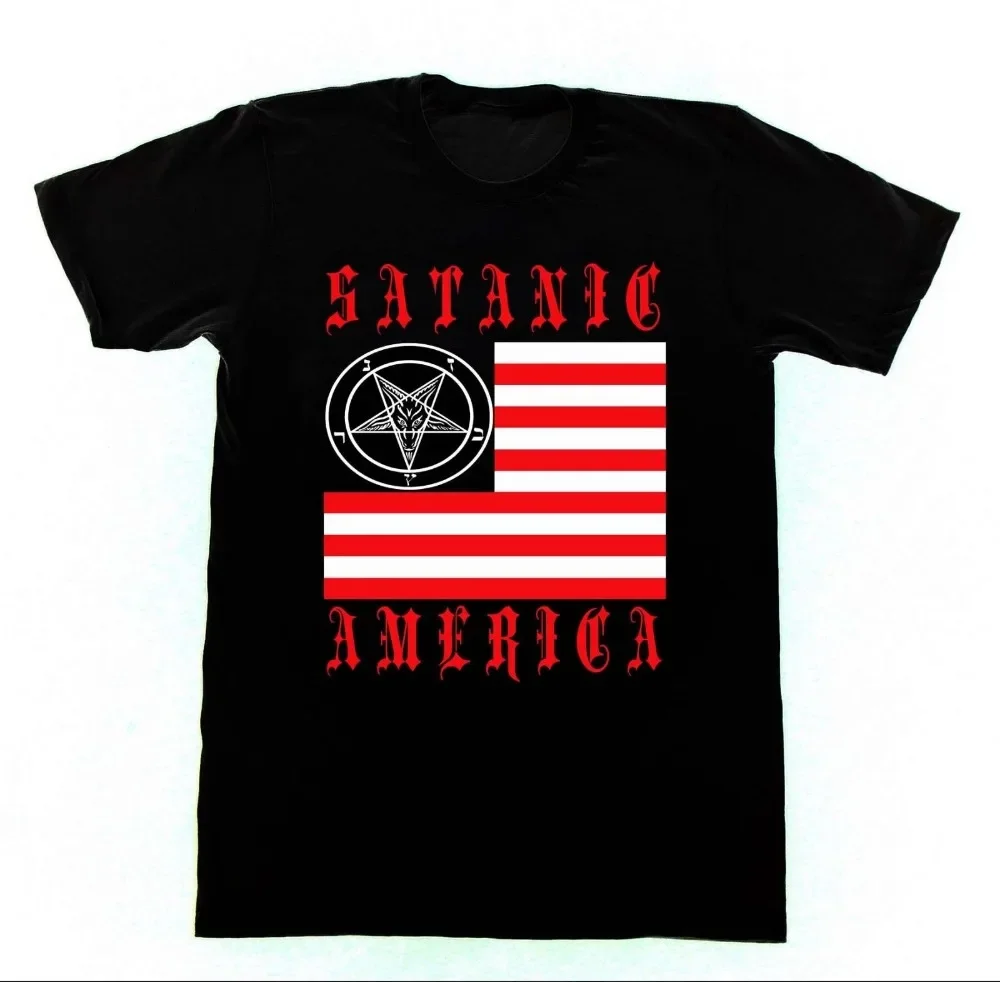 Satanic America T Shirt 31 T-S - Streetwear Brand America ulasan dan harga
