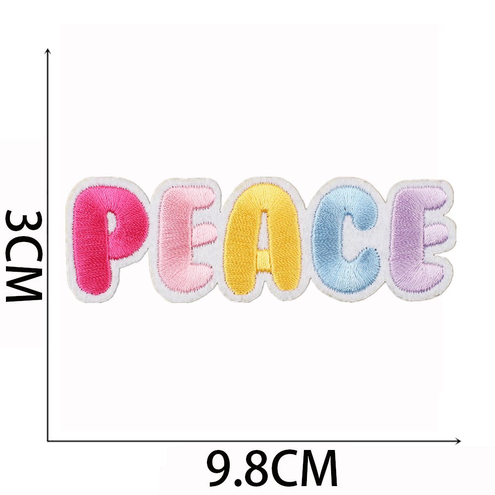 1pcs Patch Pink Heart Stickers - Streetwear Brand Stickers ulasan dan harga