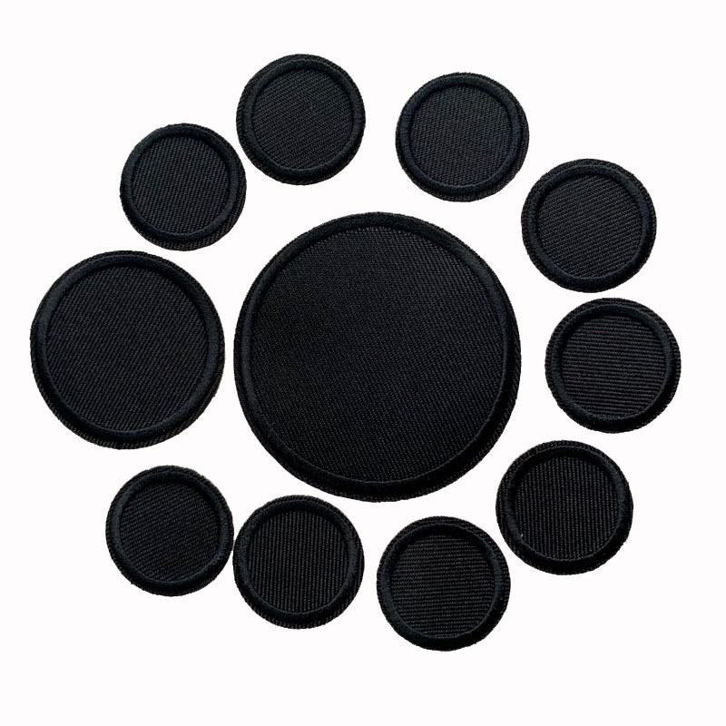 5Pcs Black Round Patches For C - Streetwear Brand Stickers ulasan dan harga
