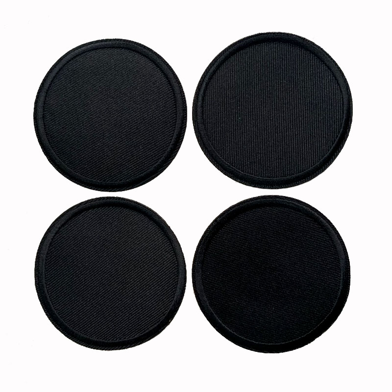 5Pcs Black Round Patches For C - Streetwear Brand Stickers ulasan dan harga