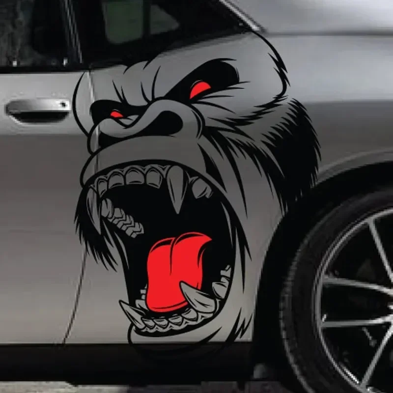 Gorilla King Kong Design Car S - Streetwear Brand Stickers ulasan dan harga