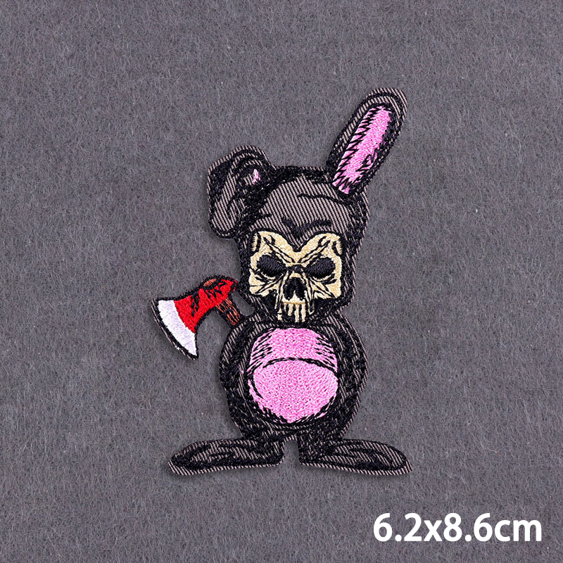 Rock And Roll Embroidery Patch - Streetwear Brand Stickers ulasan dan harga